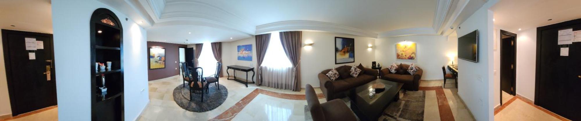 Hotel Borj Rabat - A Member Of Barcelo Hotel Group Exterior foto A living room in a hotel suite